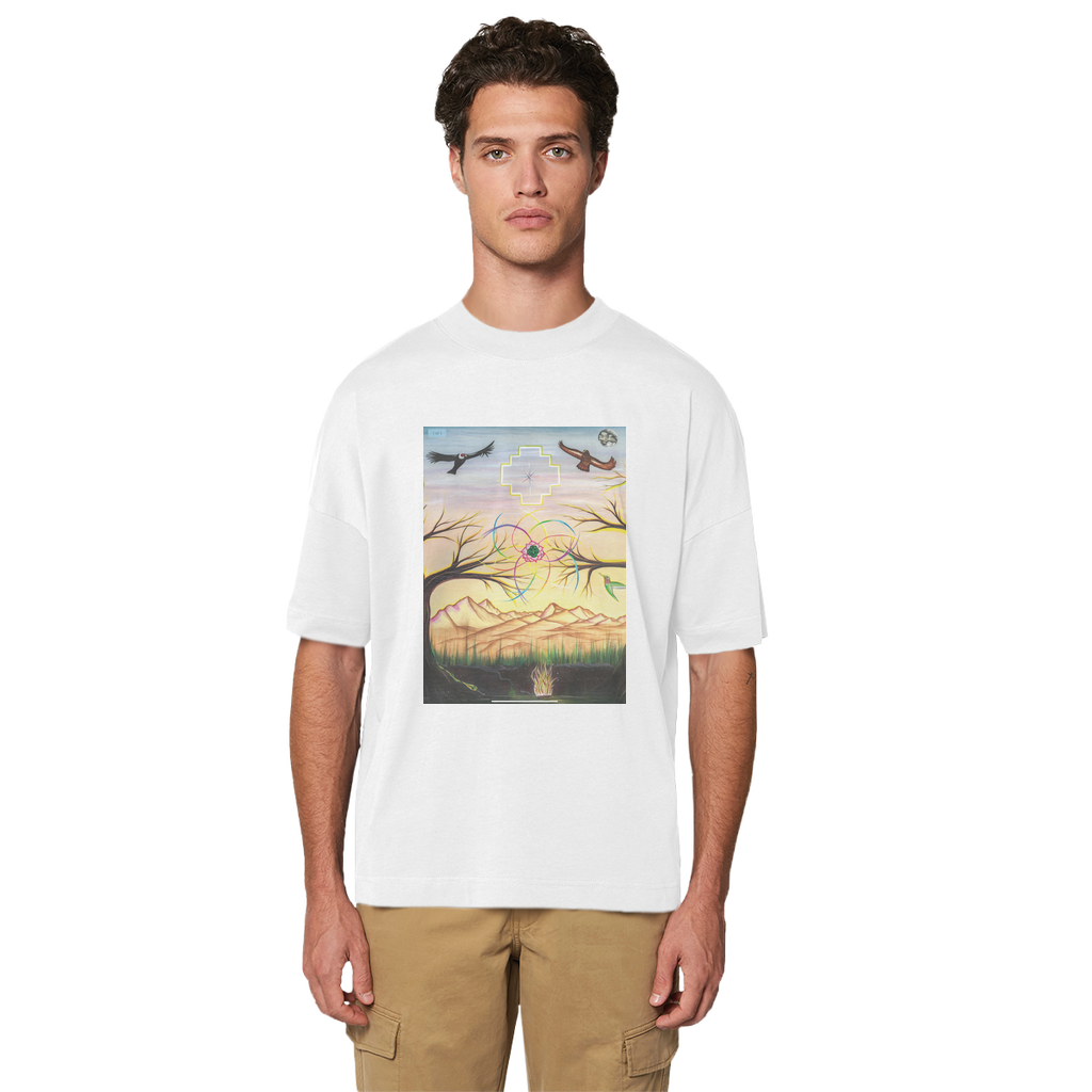 Golden hour Premium Organic Oversized T-Shirt