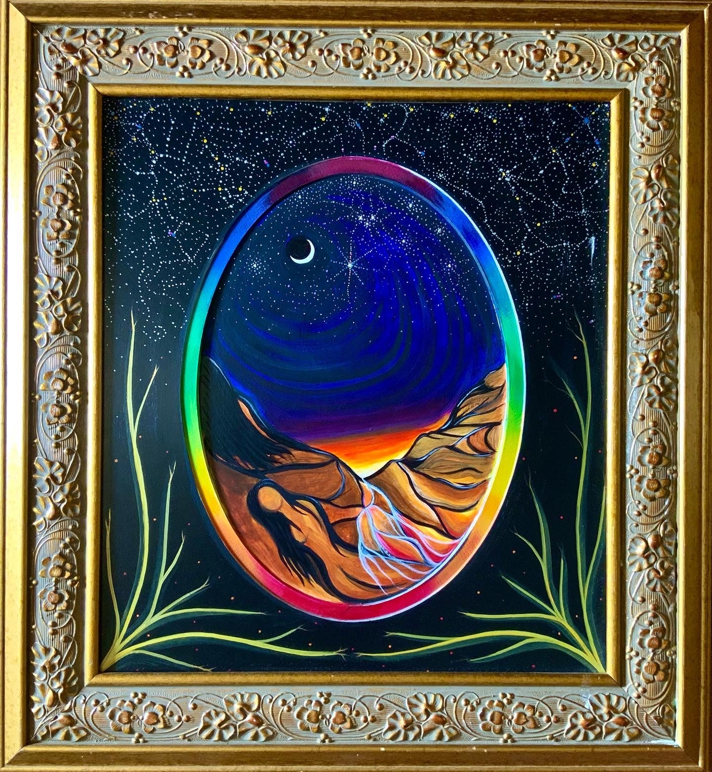 "Andean Dreams: Through The Ancient Ways Part 4" Original Painting On Canvas